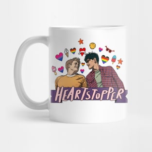 Heartstopper: Nick and Cahrlie: Beach Theme Mug